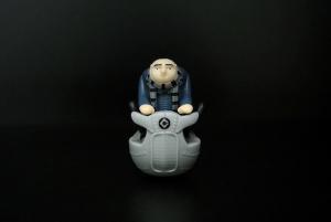 China Grey Color Gru Action Figure , Cartoon Characters Toys For Souvenir on sale