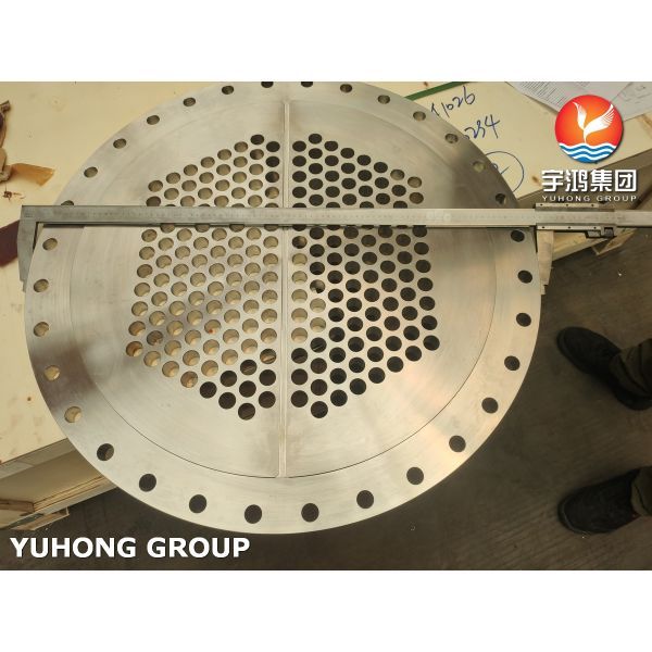 ASME SA266 TP304 High-Pressure Tubesheet, OD 870 mm, for Power Station Condensers