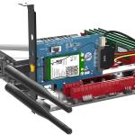 Mini PCI-E PCI Express to PCI-E 1x Adapter for WiFi and 3G-4G-LTE card