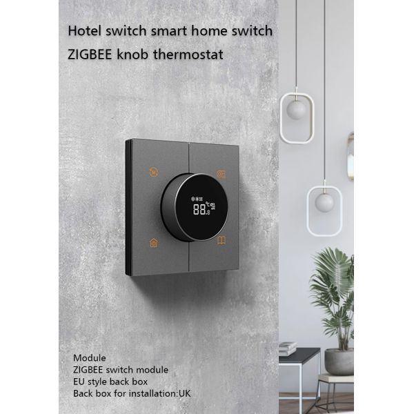 UK Standard Home Smart Thermostat Tuya Zigbee 3.0 Wireless App Control Type