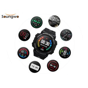 Vibration Reminder IOT Bluetooth Smartwatch 150mAH Waterproof 1.09 Inch