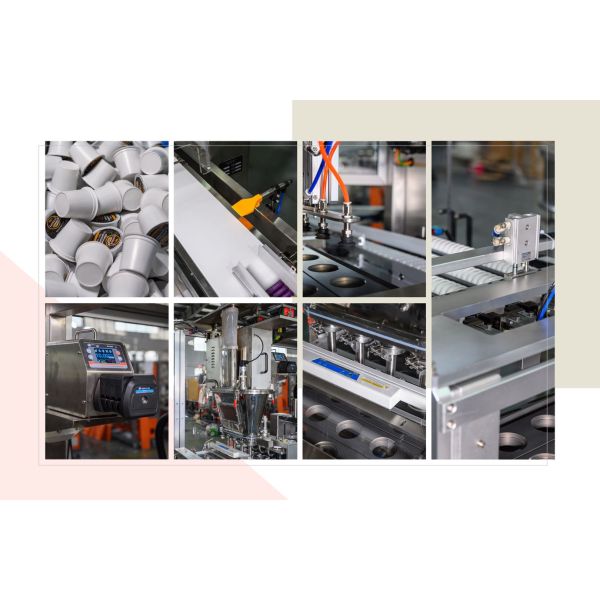 Linear ISO9001 K Cup Coffee Pod Manufacturing Machine