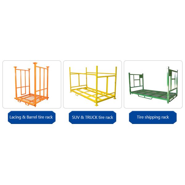 Portable Tire Rack Tire Stacking Rack 60 Inch Tire Racking Tire Storage Rack