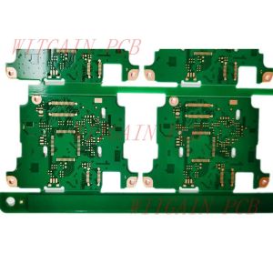 4 Layer Immersion Gold PCB 1.0MM Board Thickness Green Mask