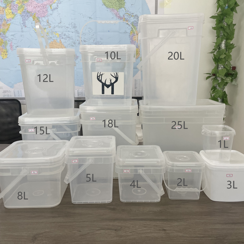 Polypropylene Plastic Popcorn Bucket for Customer Requirements