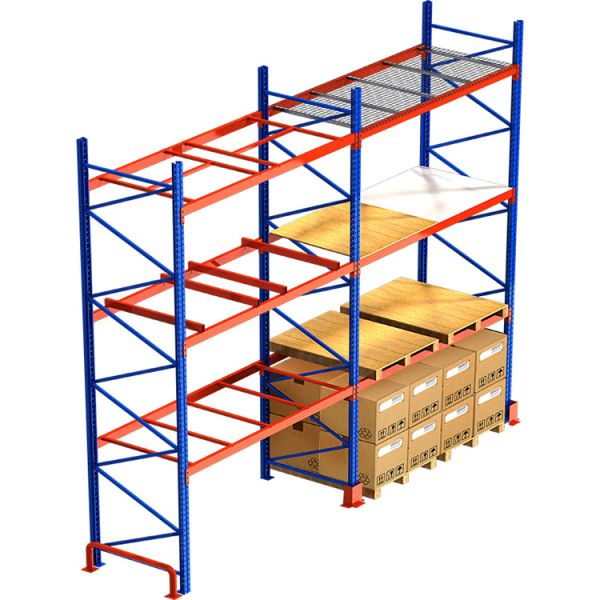 High Density Selective Pallet Racking RAL Color 4000kg/Layer For Optimized Storage