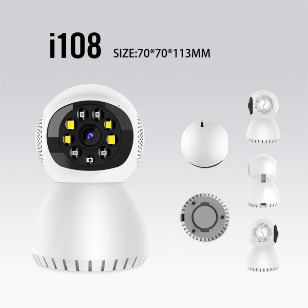 Indoor Tuya Smart Mini Camera Wifi 2.4g/5g Motion Detection Tracking Night Vision