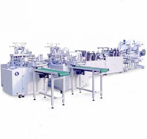 Quality Compact Automatic Face Mask Making Machine , Mask Automated Production Line for sale
