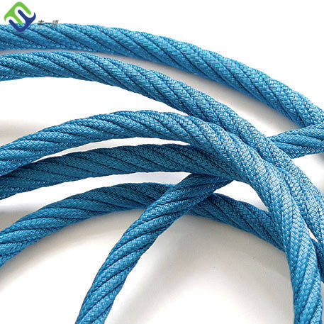 6 Strands Fishing Net Combination Wire Rope PP Monofilament 16mm