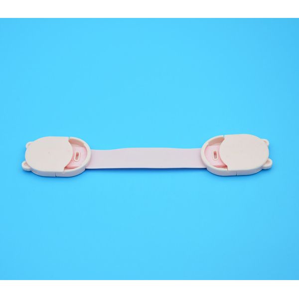 Pink Color ABS Child Drawer Cover Lock 20*3.5*1cm