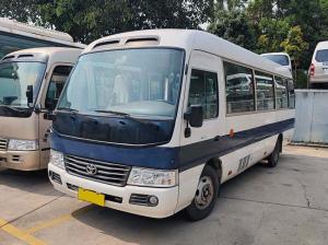 LHD 23 Seats Used Coaster Bus , Toyota Used Diesel Coaches