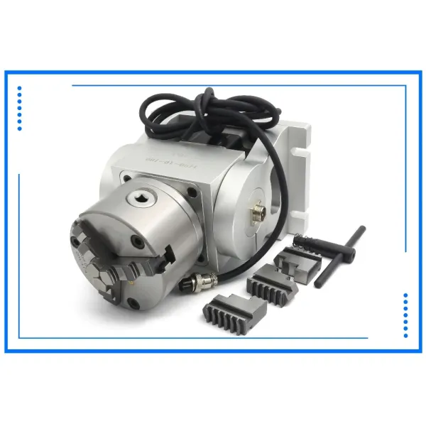 Laser Marking CNC Rotary Indexing Dividing Head With Nema 34 Stepper Motor