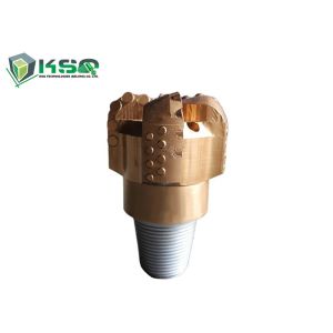 Water Well Drilling Tools Diamond PDC Drill Bit 4 Blades Reinforced Double Row