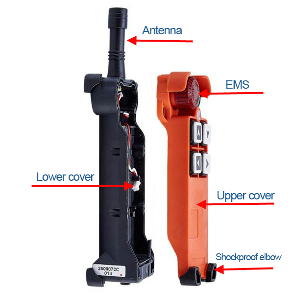 Telecontrol hoist remote control system F24-4S transmitter shell