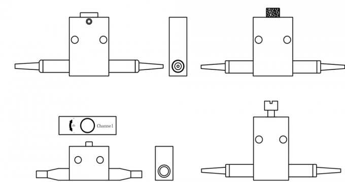 Sc Upc Inline Optical Attenuator Female Male 0 - 25db Fiber Optic Accessories