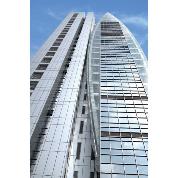 High Performance Polyester ACP Sheet Aluminium 4.0mm Thick Fire Rated Customizable Size