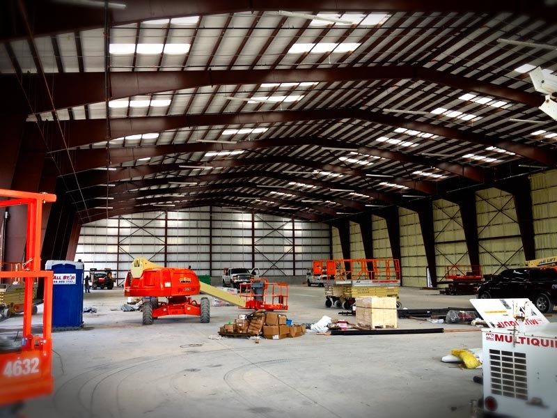 Customizable Q235B Q355B Steel Structure Warehouse With Automated Warehouse