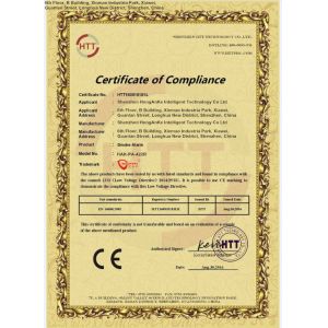 ShenZhen HongAnKe Intelligent Technology Co.,Ltd Certifications