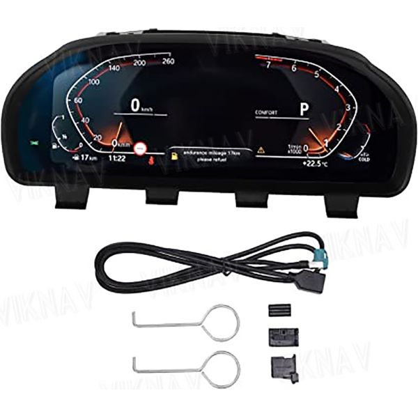 Viknav For BMW 5series F10 F11 GT series GT F07 6series F06 F12 7series F01 F02 (2008-2018) 12.3 inch Newest Speedometer