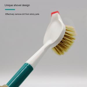 China Plastic Round Kitchen Pot Brush For Cleaning Dish Round on sale