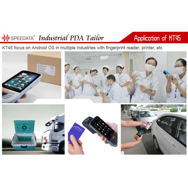 2D Android Barcode Scanner Industrial PDA For Logistics & Express , FMCG