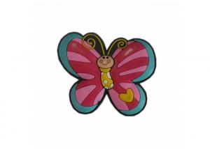 China Baby Boy Children Door Knob , Butterfly Childrens Drawer Knobs Mooth Rubber Plastic on sale