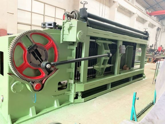 Industrial Automatic Hexagonal Wire Mesh Machine , 80mm ×100mm Gabion Mesh