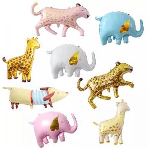 Quality Wholesal Balloon Children Birthday Cat Dog Tiger Giraffe Elephant Inflatable Toys Party Decorations Foil Balloon for sale