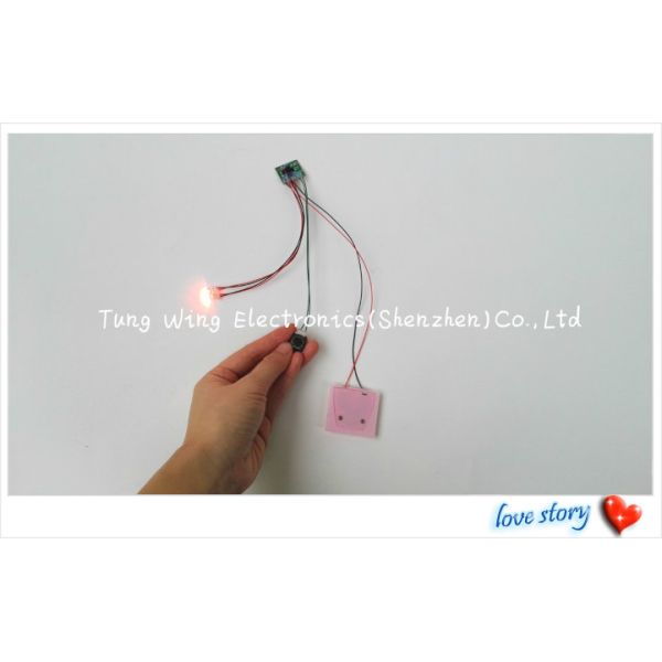 2 Colorful LED And 1 Button Flashing LED Module with Beautiful Lights