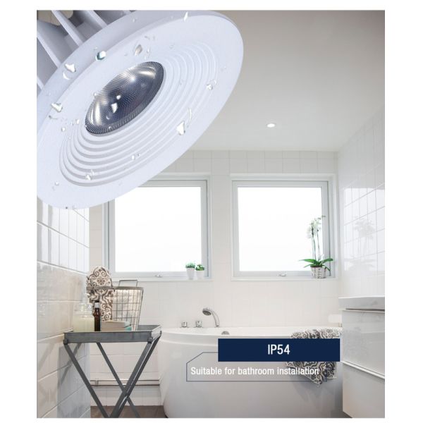 9W IP54 COB Spot Dimmable LED Downlights Trimless Anti Glare