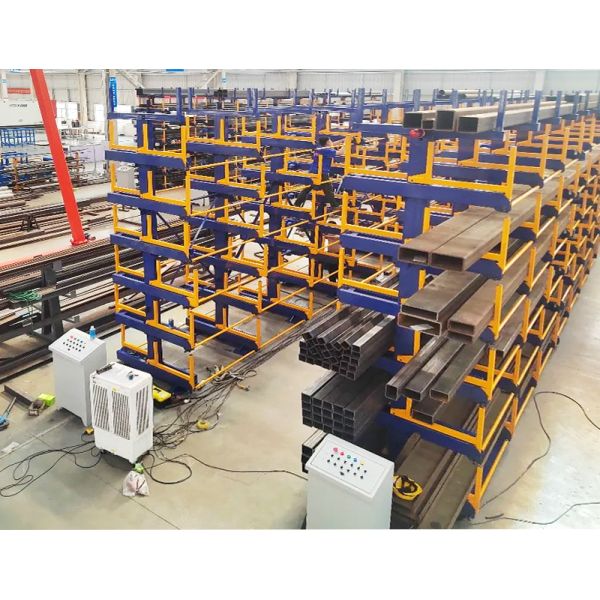 Pipe Telescopic Cantilever Shelf Metal Sheet Warehouse Storage Rack Telescopic Cantilever Shelves Long Materials