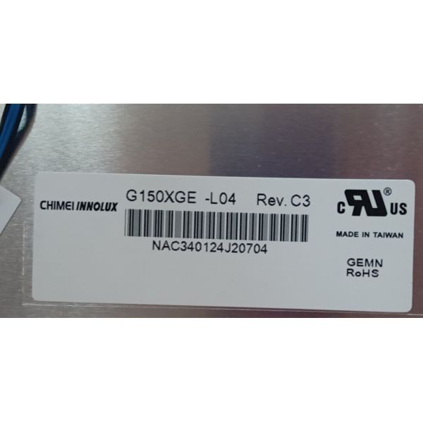 G150XGE-L04 Rev.C4 INNOLUX 15.0" 1024(RGB)×768 400 cd/m² INDUSTRIAL LCD DISPLAY
