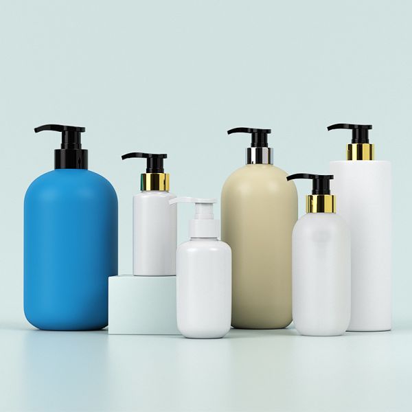 QZH Empty Lotion Plastic Bottles 200ml Wheat Straw Refillable