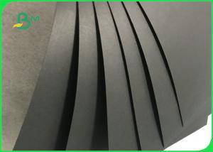 China 31 * 43inch 250gsm 300gsm 350gsm Black Paper Board For Wedding Invitation Card on sale