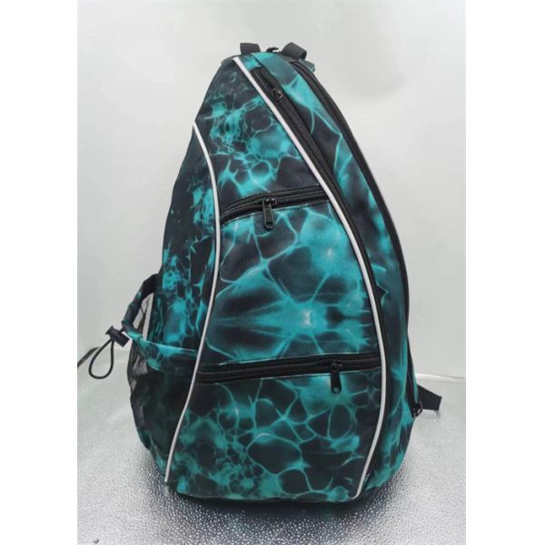 Functional Pickleball Racket Bag With Mesh Side Pocket And Waterproof Design