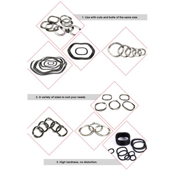 Multi Wave Springs Wave Compression Spring with plain ends