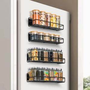 China Double Tier Magnetic Fridge Storage Organizer Customized for Kitchen and Refrigerator on sale