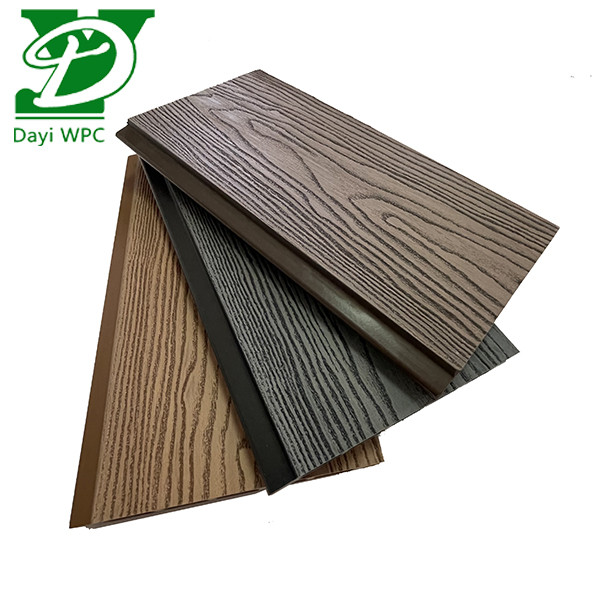 European Style WPC Composite Fencing Hollow And Two Flat Sides For Yard Or Garden Customizable Colour Options
