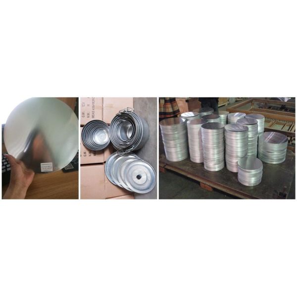 1000 Series Alloy Aluminium Discs Circles Round Shape For Cookware