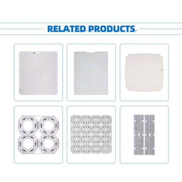 Thickness 0.8mm 2.0mm LED Printed Circuit Board For Grow Light Bar