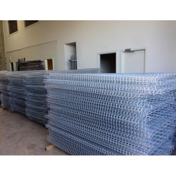 10 Gauge Welded Wire Mesh Panels 3fts 4fts Hot Dipped Galvanized Metal Mesh Fence Panels