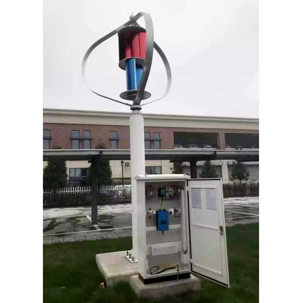 Maglev Vertical Axis Wind Turbine Grid-connected Power Supply  1000W48V Microgrid Electricity