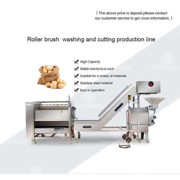 1000kg/H Pineapple Cutting Machine Fruit Vegetable Production Line