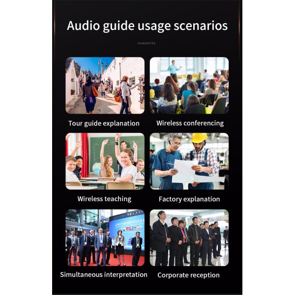 Intelligent 008E Tour Guide Speaker System For Government Officials and VIP Customers