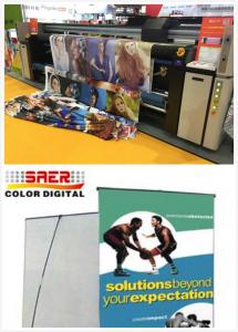 Quality Printer Heads Digital Fabric Sublimation Textile Printing For Banner for sale