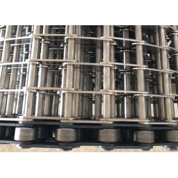 Chopped Vegetables Frozen Eye Link Belt , Food Grade Wire Mesh belt Easy Cleaning