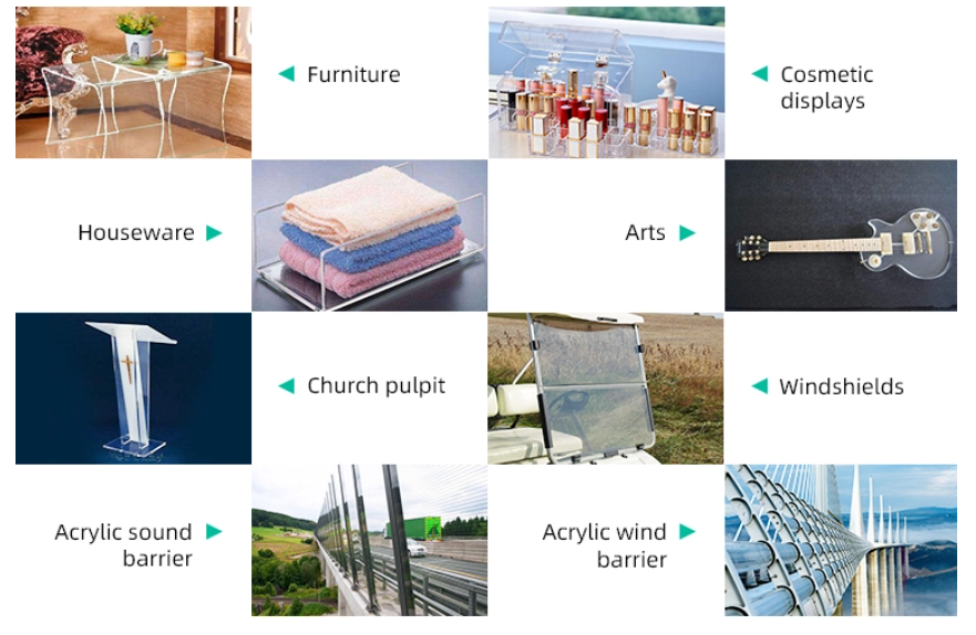 Optical Grade Acrylic Light Guide Plate Transparent Color Unique Clear Thick Designer