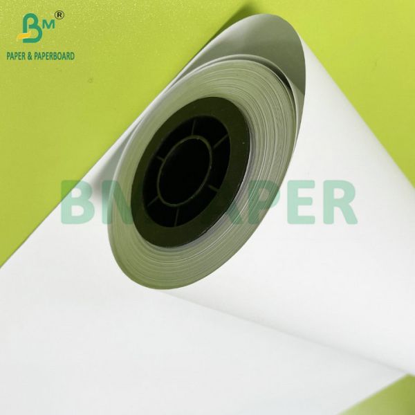Ultra White 20# Bond Paper Rolls For Large Format CAD Plotter 36inch x 500ft