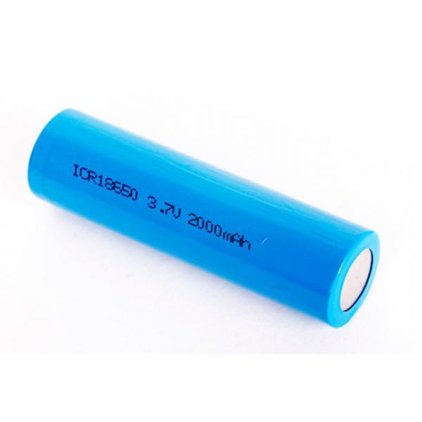 Buy Blue PVC Color Ternary Lithium Ion Battery 2000mAh Capacity For Electric Car at wholesale prices