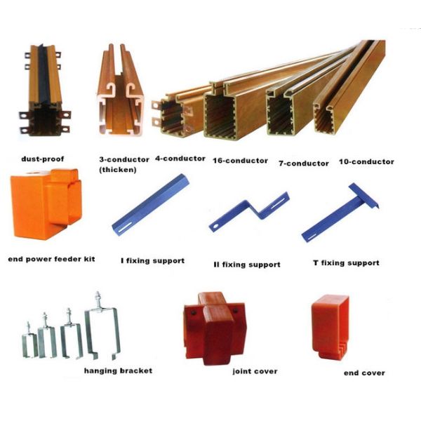 50-140A Multipole Bus Bar Systems High Voltage Small Space Long Service Life